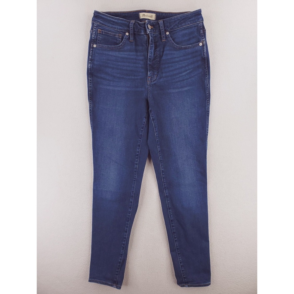 Madewell Jeans Womens 29 Curvy High Rise Skinny Stretch Denim Pants Medium Wash